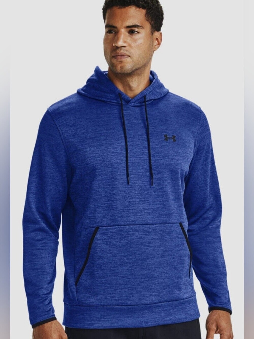 Mens UA Under Armour Twist 2 Fleece Sweatshirt Jacket Hoody, Small, Rpyal Blue